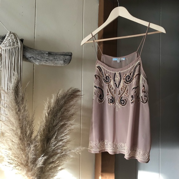 Boho Embroidered Tank - Picture 2 of 8